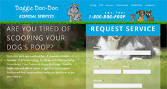 Desktop Screenshot of doggiedoo-doodisposalservices.com